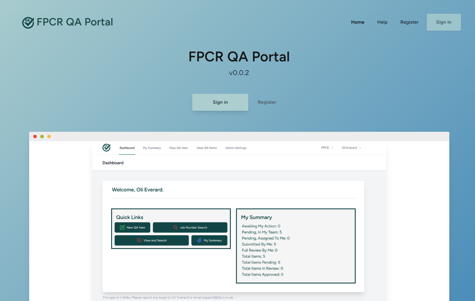Landing Page