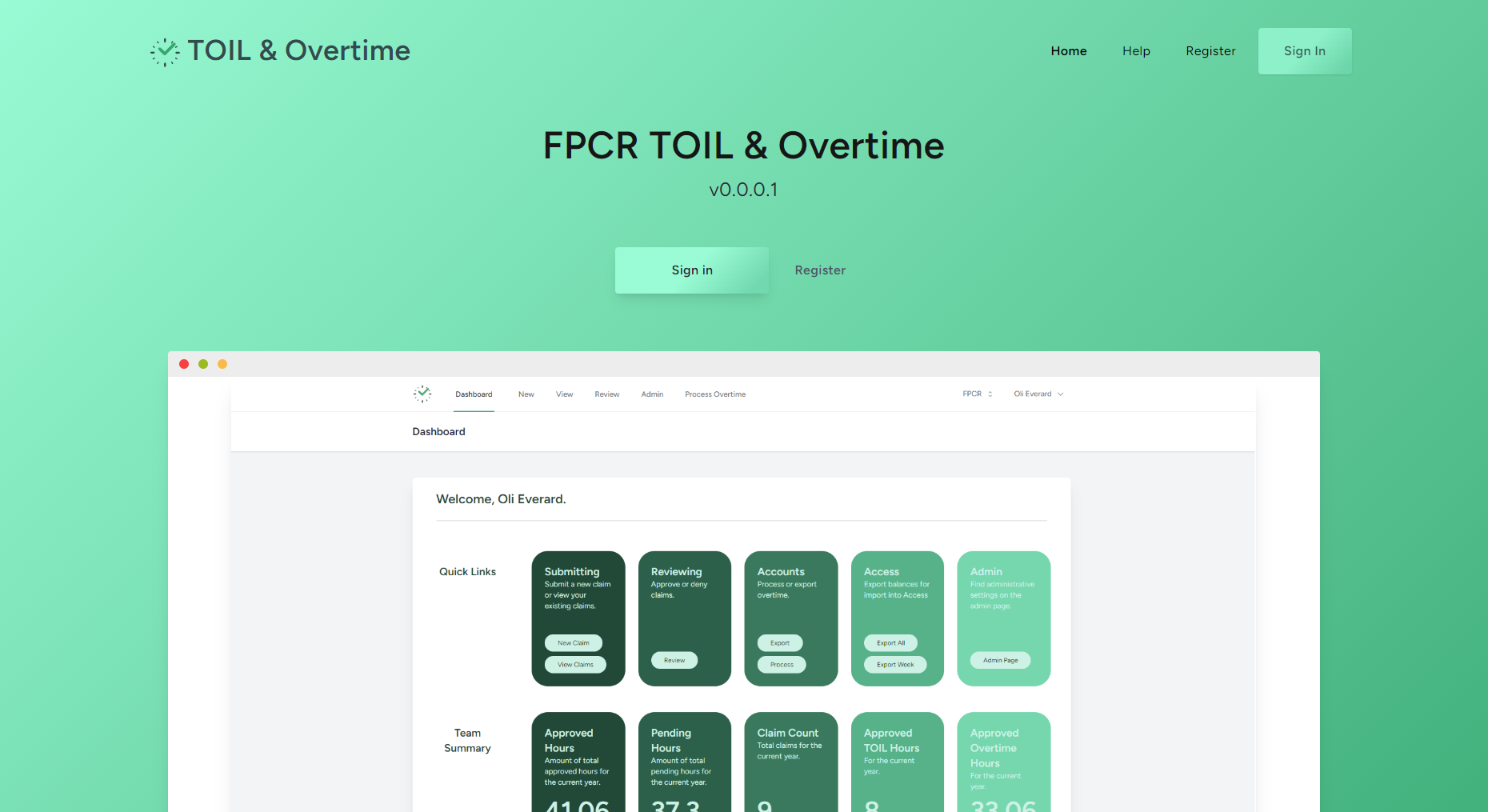 Landing Page